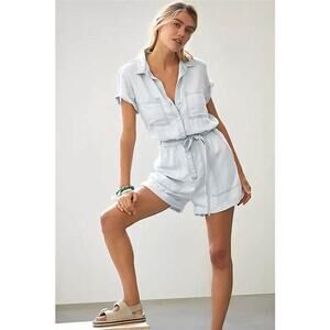 Cloth & Stone Light Blue Romper